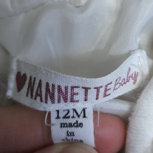 Floral Embroidered Kids Vest - White - Picture 6 of 6